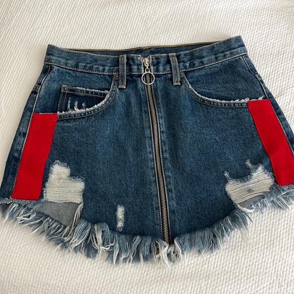 Carmar Denim Skirt - Picture 1 of 5